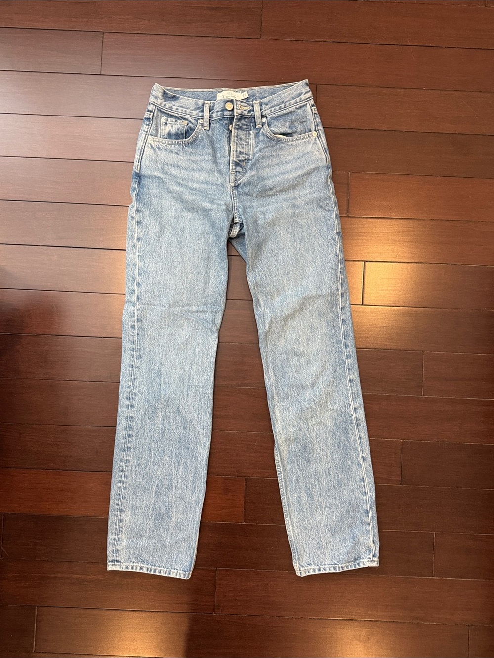& Other Stories Light Blue Straight-Leg Women's Jeans